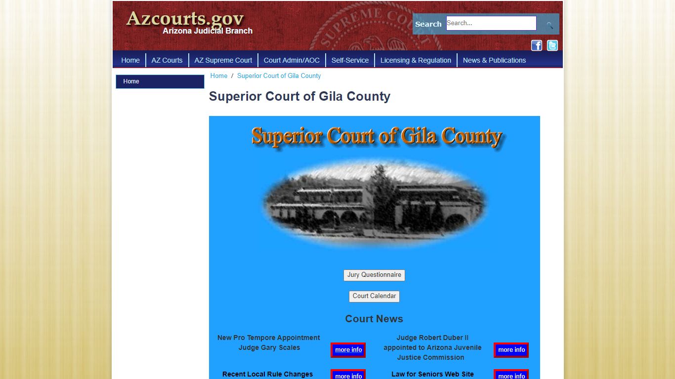 Superior Court of Gila County - azcourts.gov